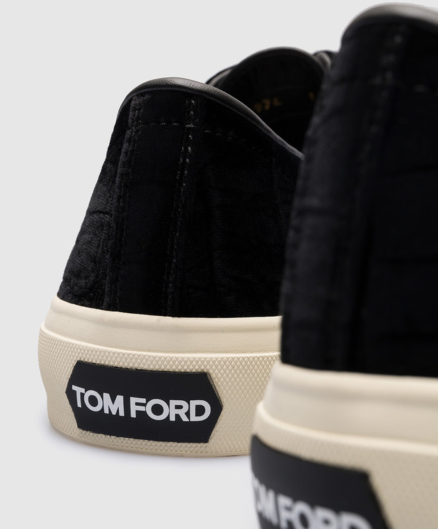Tom Ford - Black combined sneakers CAMBRIDGE J0974TVE066L