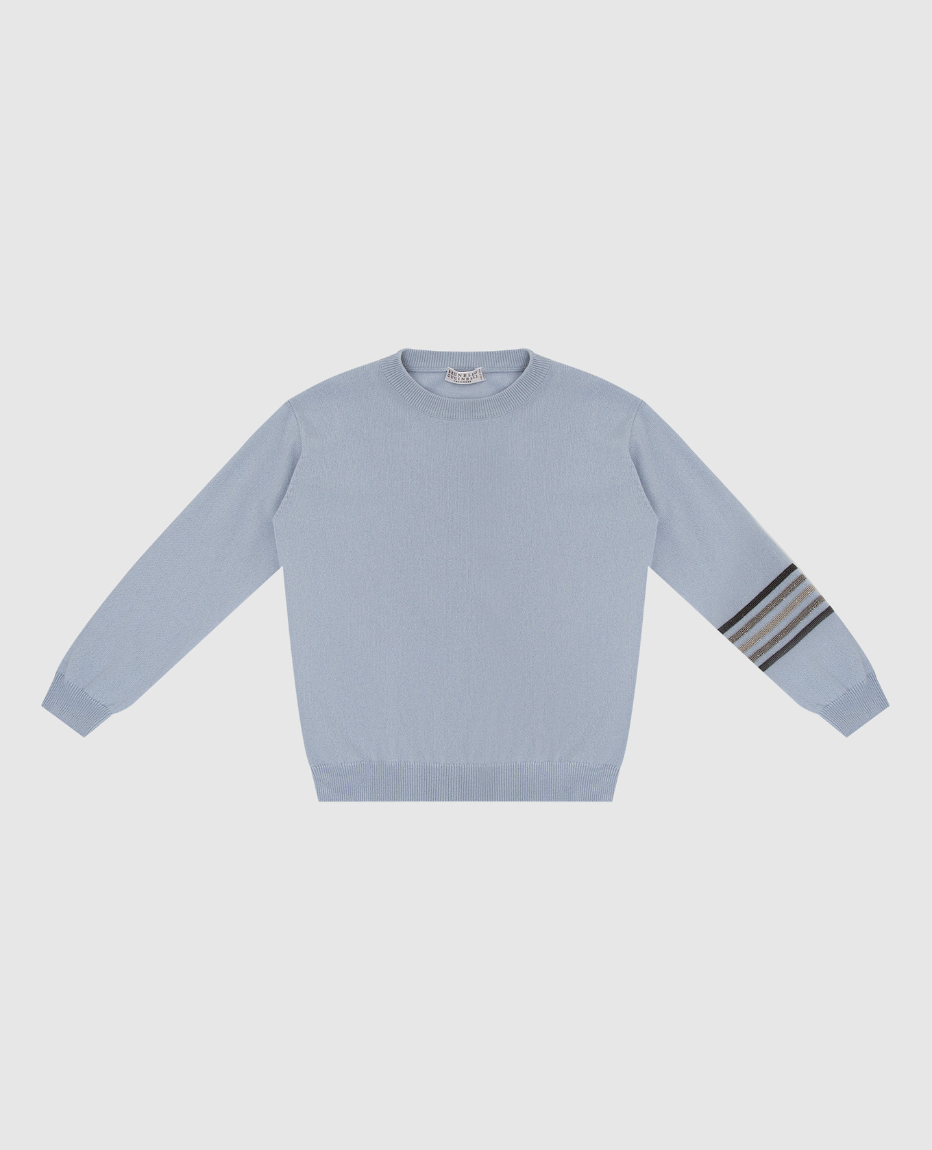 

Baby blue cashmere jumper with chains Brunello Cucinelli, Light blue