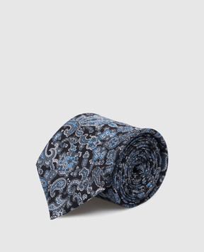 Stefano Ricci Paisley pattern silk tie and scarf set for children YDHNG501