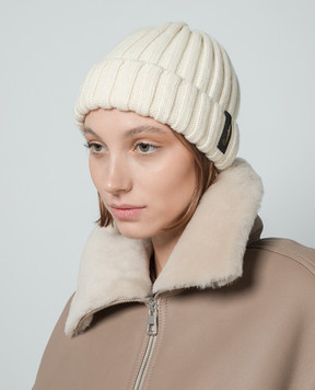 Borsalino White Hill cashmere beanie 13353EWS