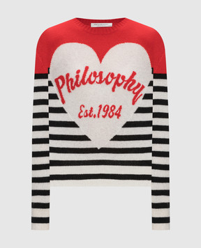 Philosophy di Lorenzo Serafini Wool and cashmere logo jumper A09055700
