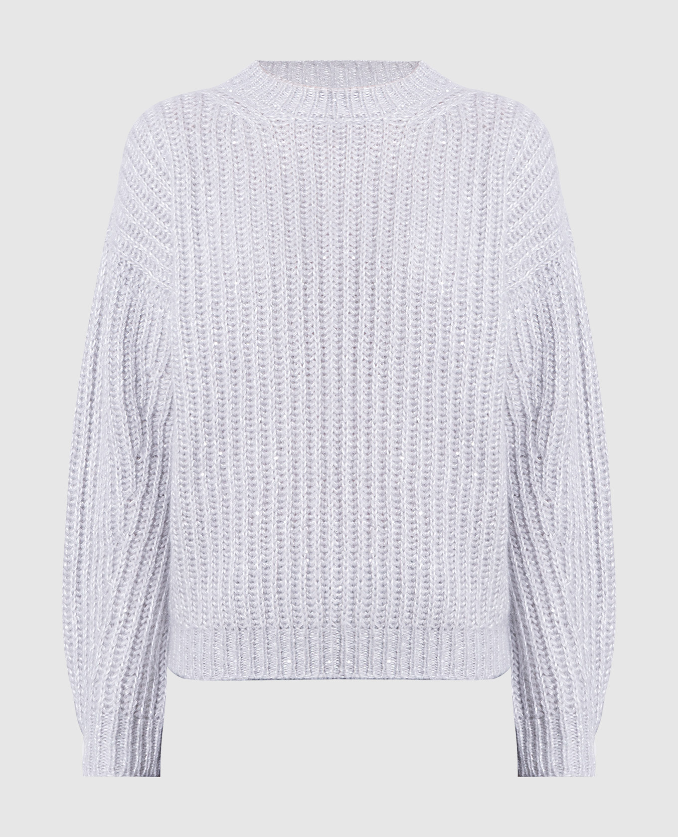 

Gray sweater with sequins Peserico, Grey