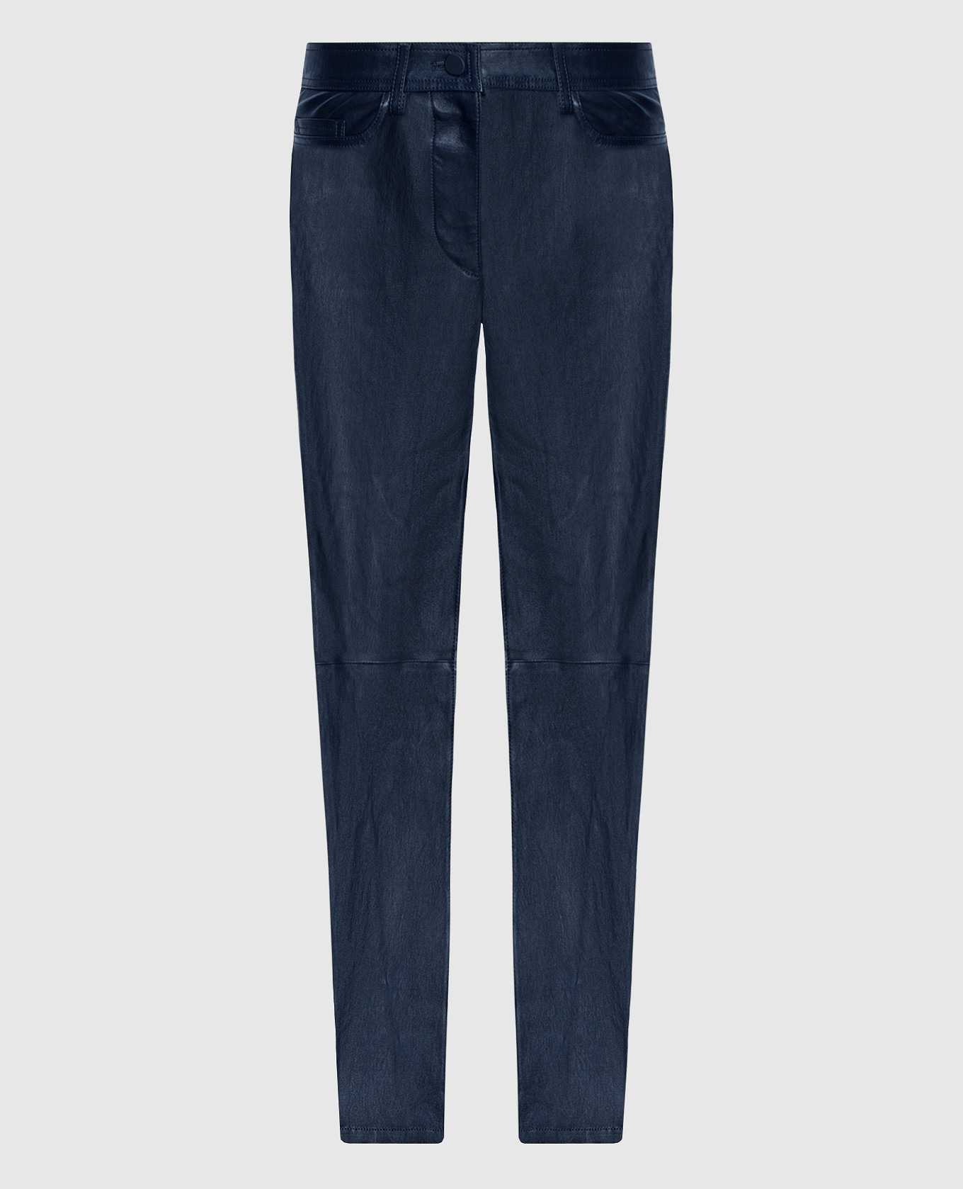 

Blue leather Teddy pants JOSEPH