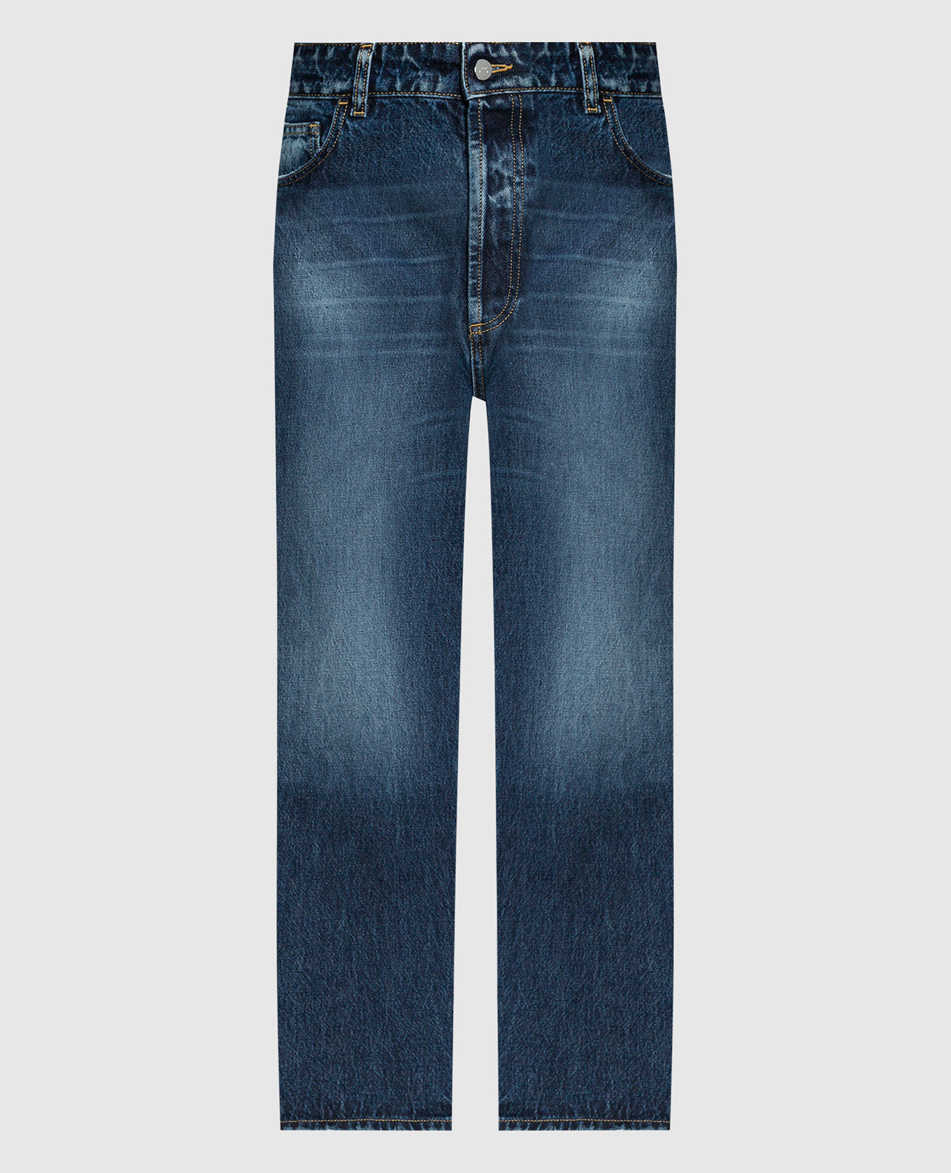 

Blue jeans with a distressed effect A Cold Wall