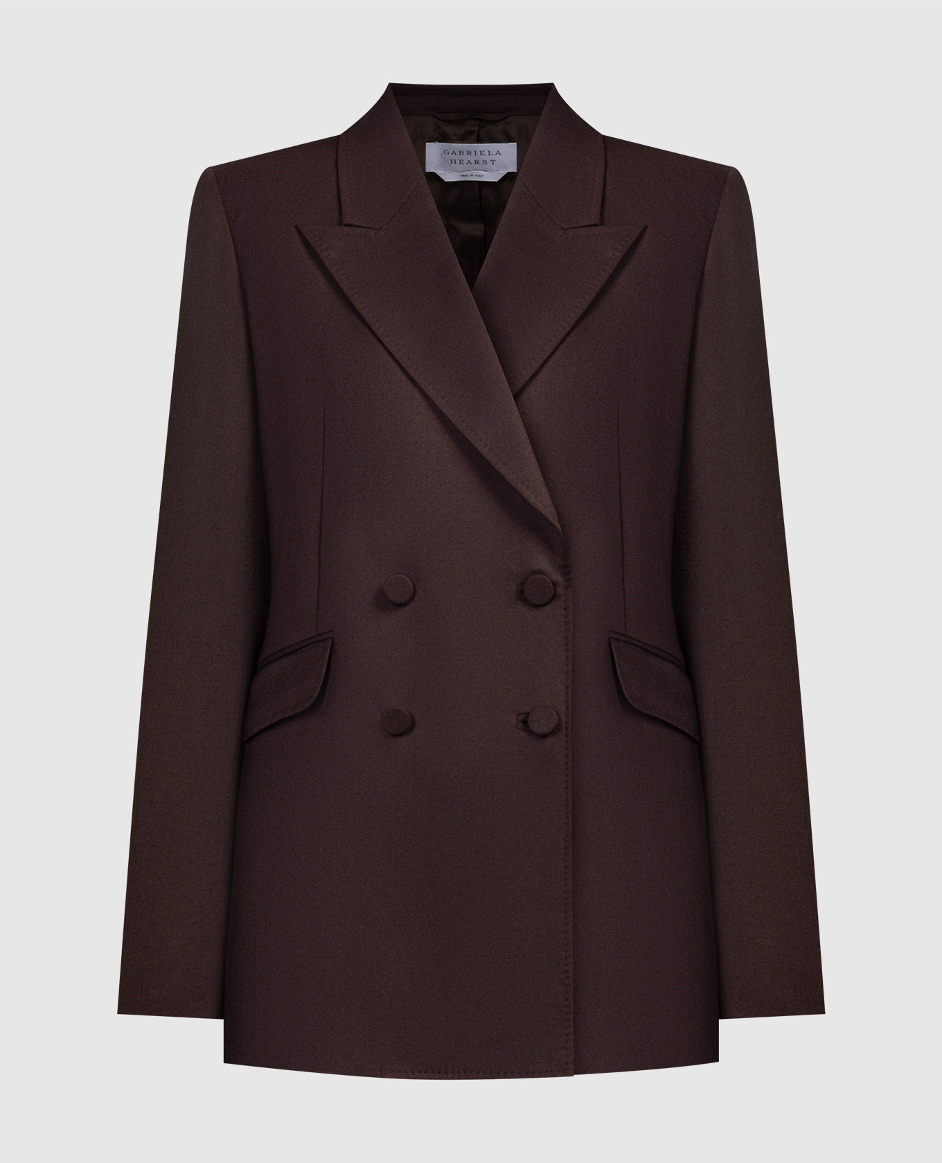

Brown double-breasted Stephanie wool jacket Gabriela Hearst