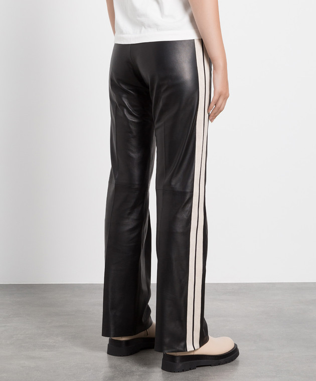 Lederhose mit streifen Clearance