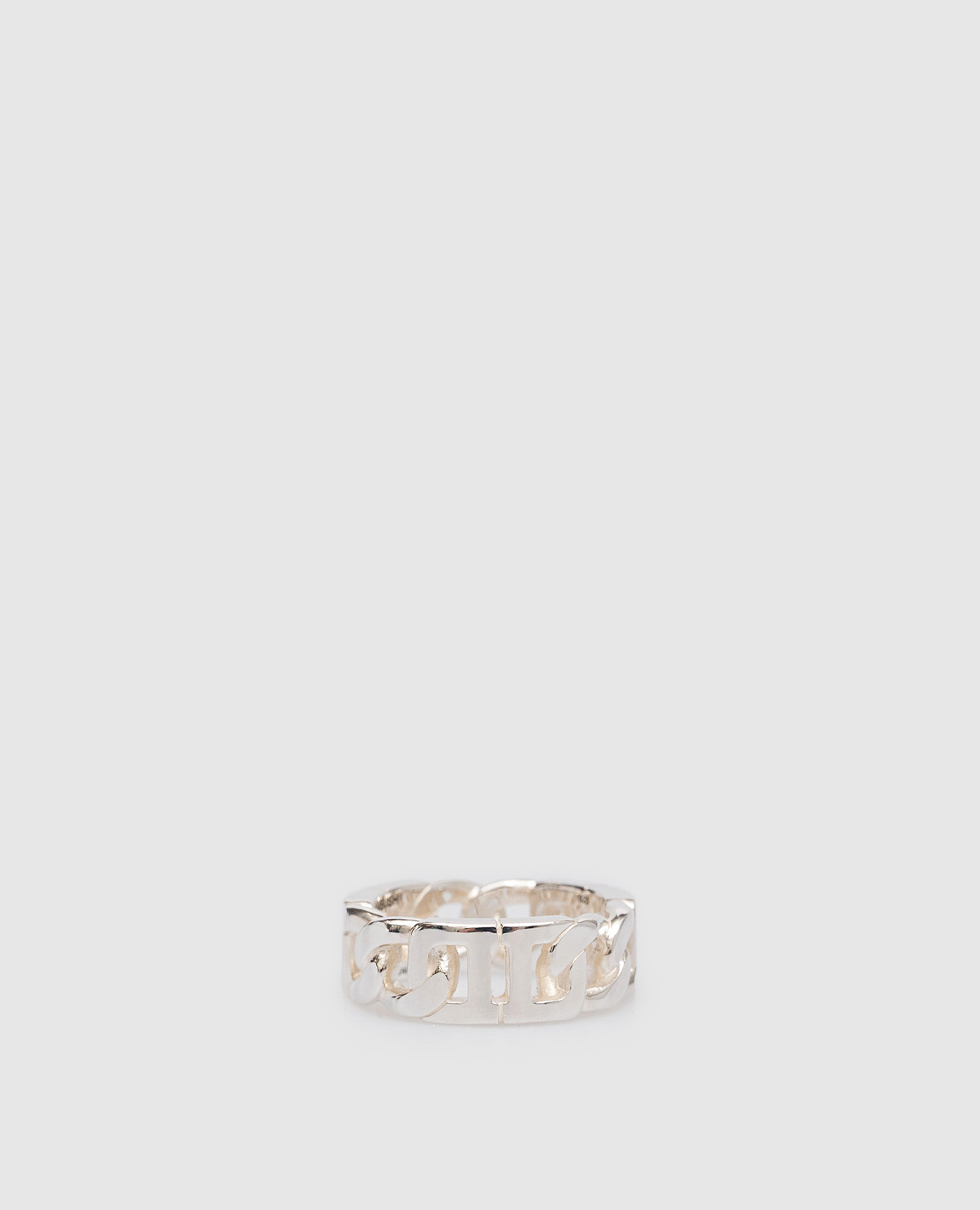 AMBUSH CHAIN RING 2 サイズM Silver Pave A Chain Ring by AMBUSH on Sale