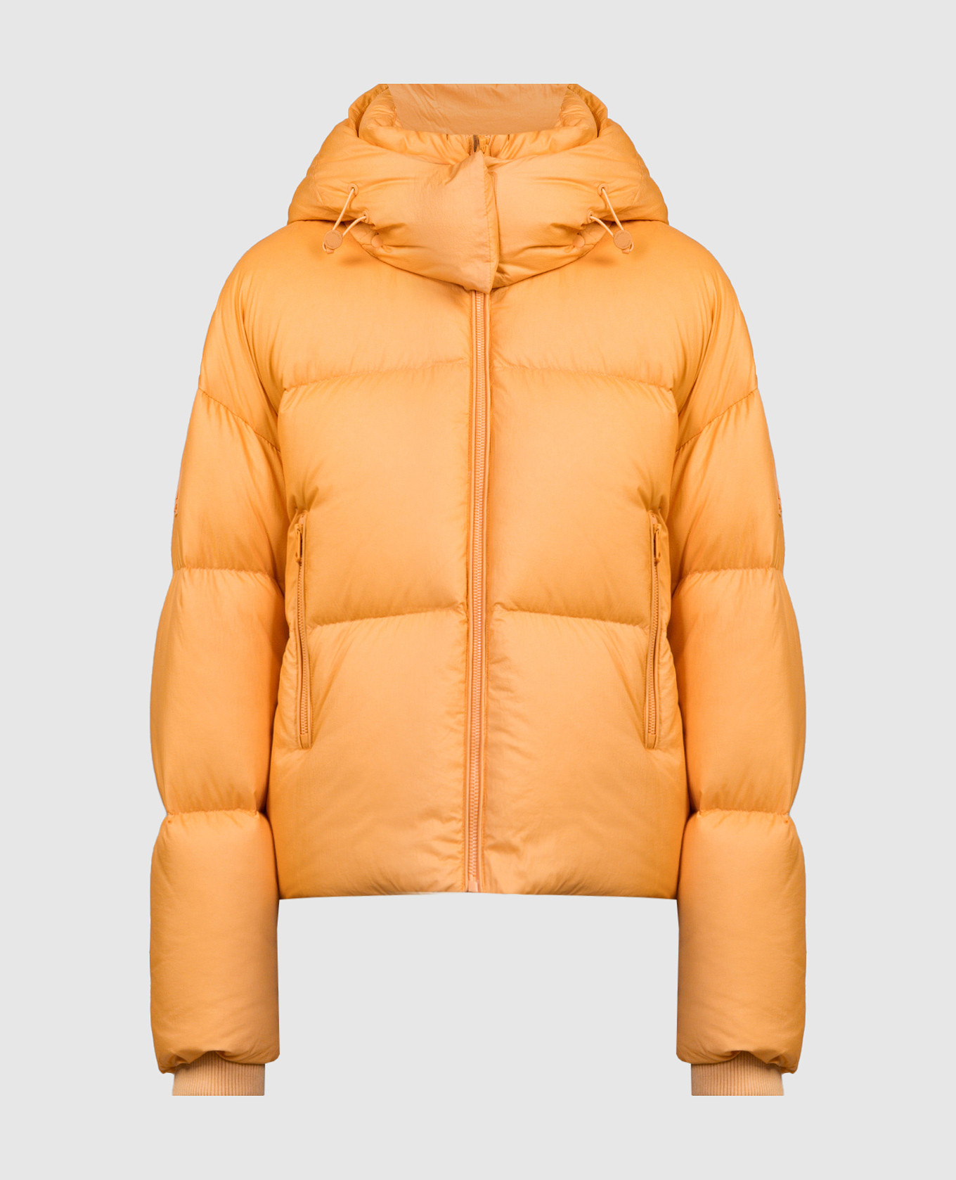 

Tessy orange down jacket with logo Mackage, Оранжевый