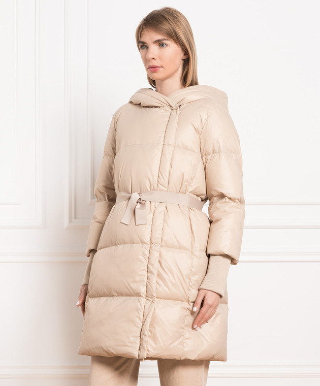 Max Co Sconto beige down jacket SCONTO buy with Netherlands delivery at Symbol