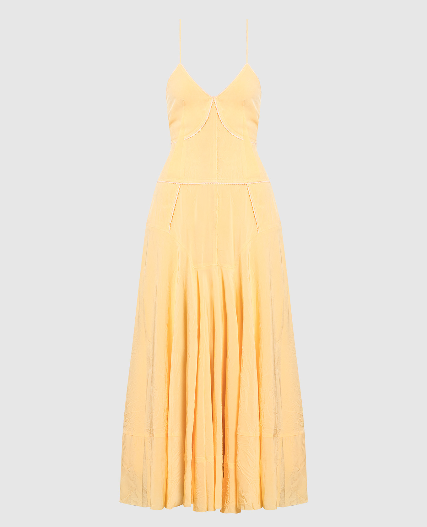 

Cancan yellow maxi dress Max Mara Sportmax