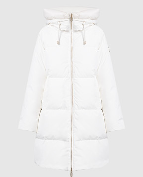 Stilnology White down jacket with logo 65T529BIS