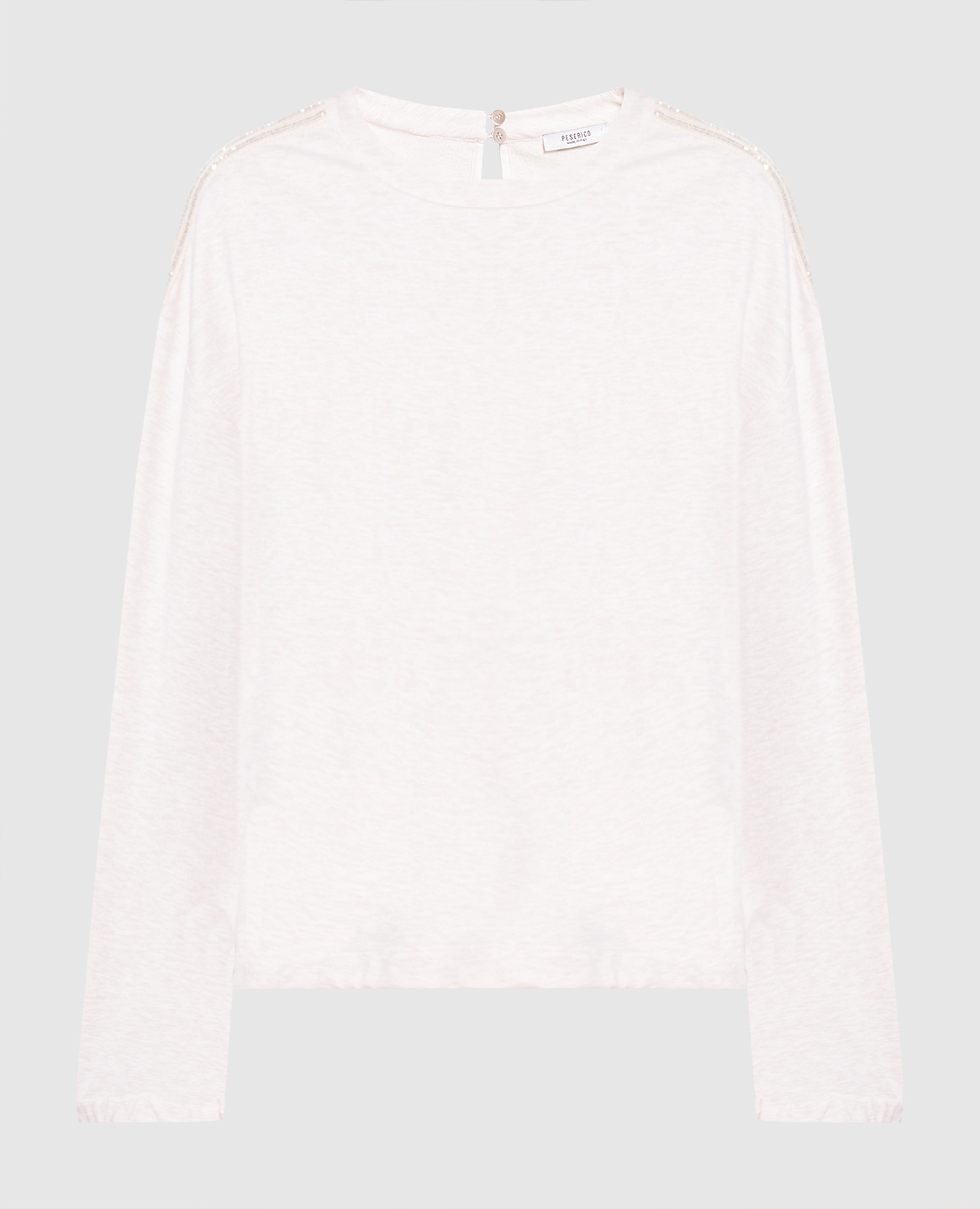 

Beige sweatshirt with monil chain Peserico