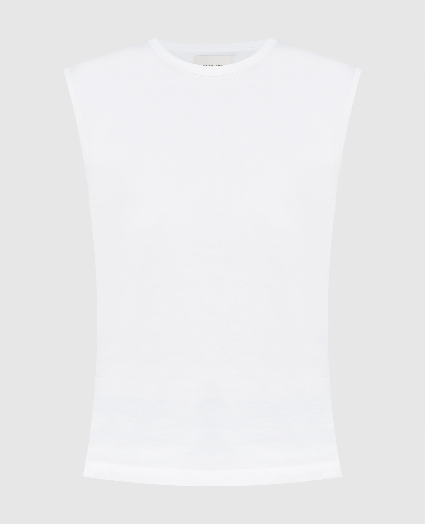 

BRANI white top with logo embroidery Lou Lou Studio