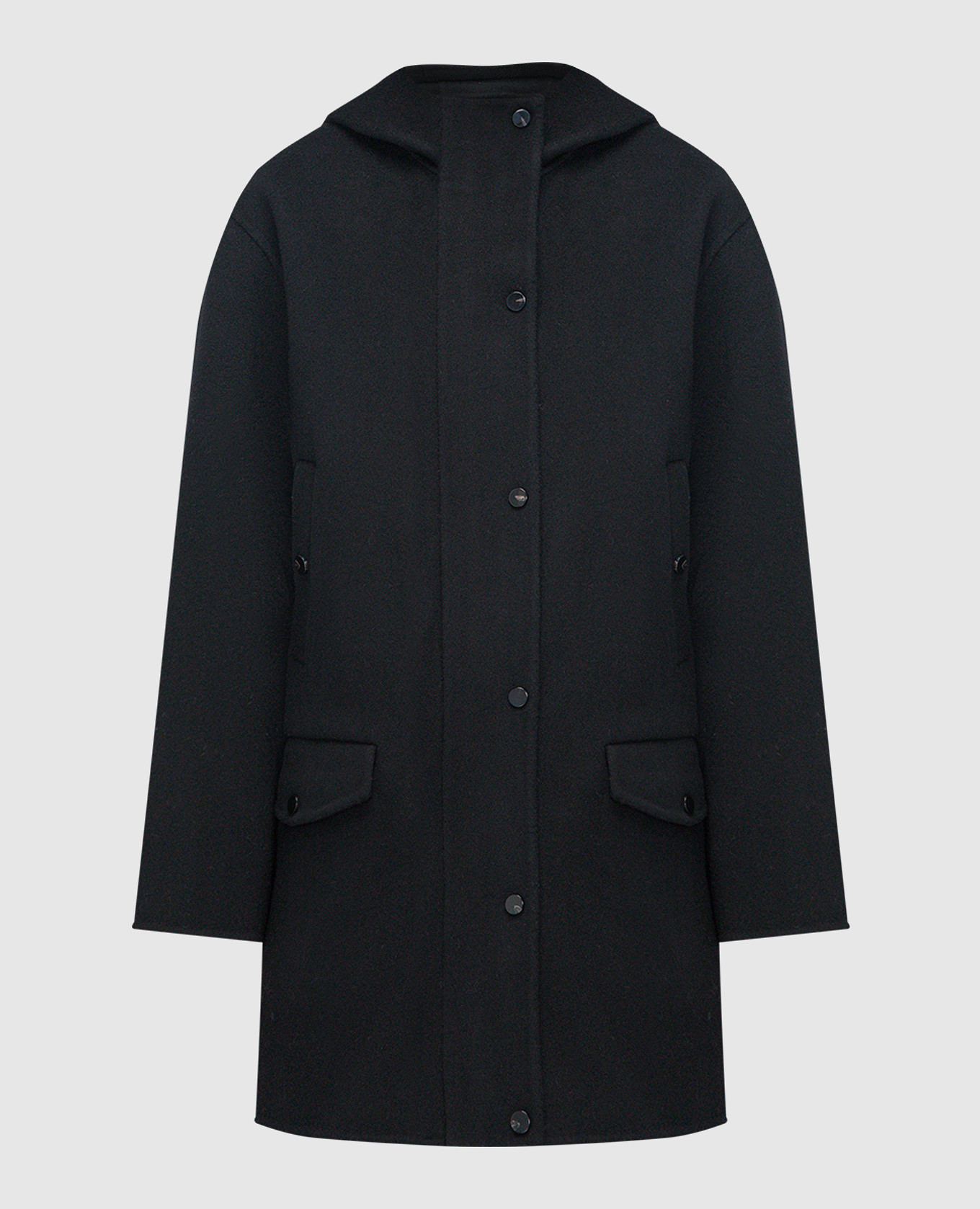 

Black wool and cashmere coat Theory