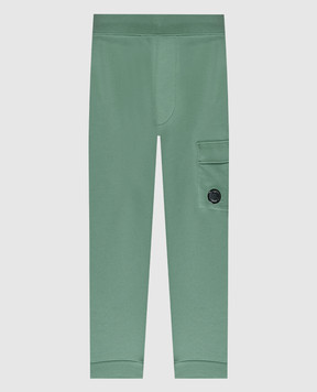 C.P. Company Green logo joggers MSP017A005086W