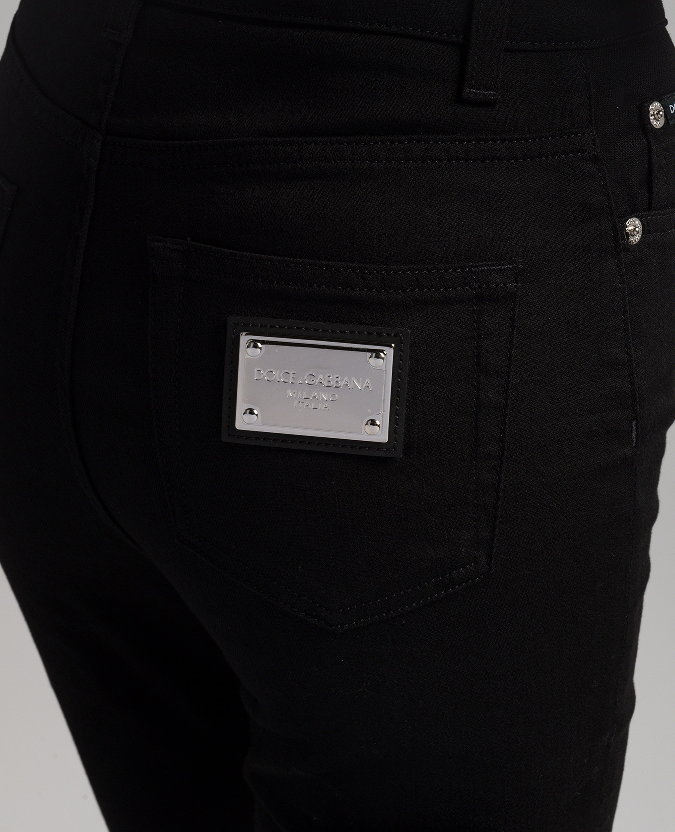 

Black logo skinny jeans Dolce&Gabbana