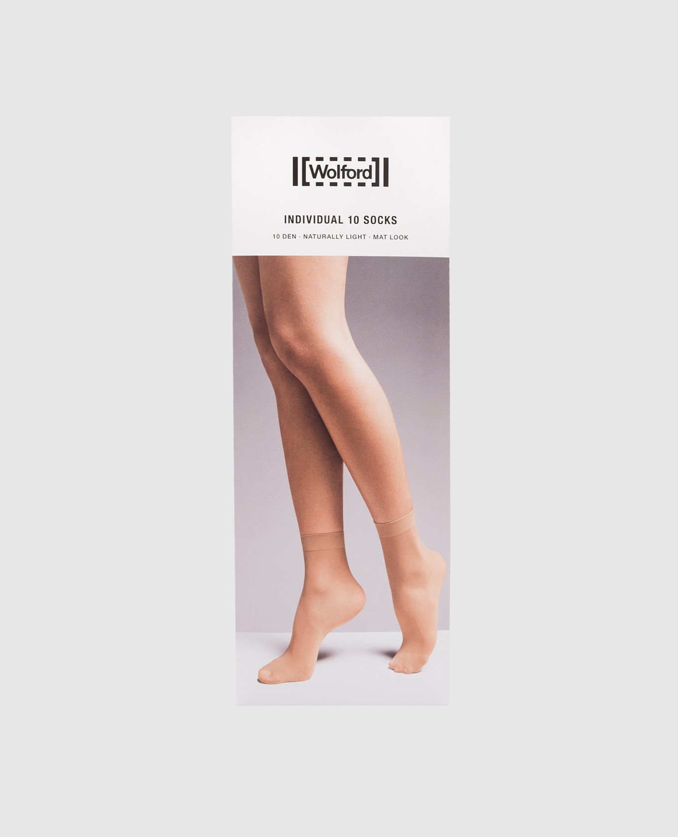 

Black socks Individual 10 den Wolford