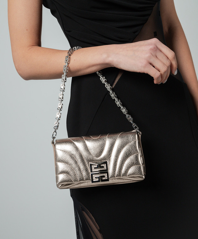 Givenchy - Micro 4G gold leather crossbody bag BB60MSB1ZB