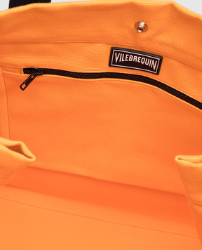 Vilebrequin Bagsu orange beach bag BSUE9103w