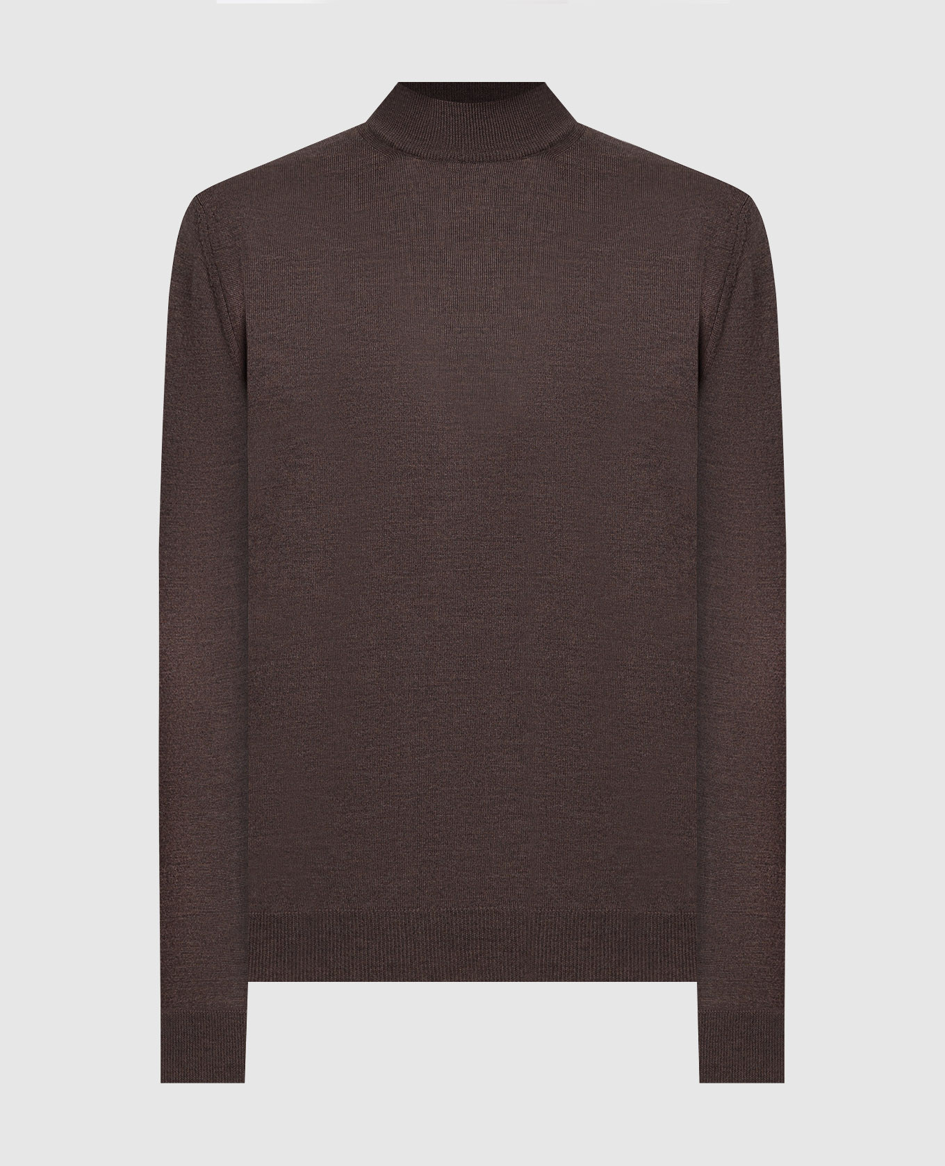 

Brown merino wool jumper D'Uomo Milano, Коричневый