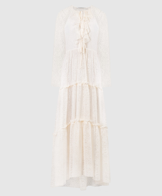 オールインワン・サロペット Philosophy Di Lorenzo Serafini Light Beige Maxi Dress With Philosophy di Lorenzo Serafini - Beige maxi dress with lace