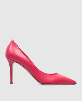 Le Silla Eva pink leather boats 2101M080R1PPNEM