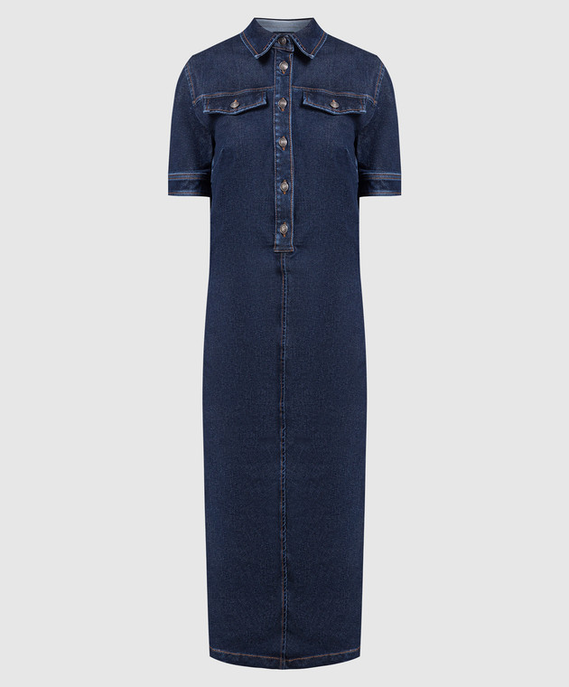 SPORTMAX デニム ミディ ドレス Max Mara Sportmax - Midi blue denim dress BRAIES - shop with