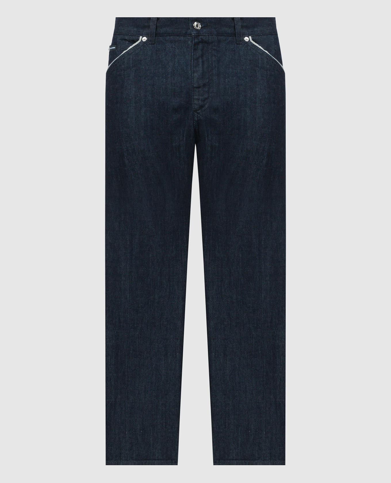 

Blue jeans with logo patch Dolce&Gabbana