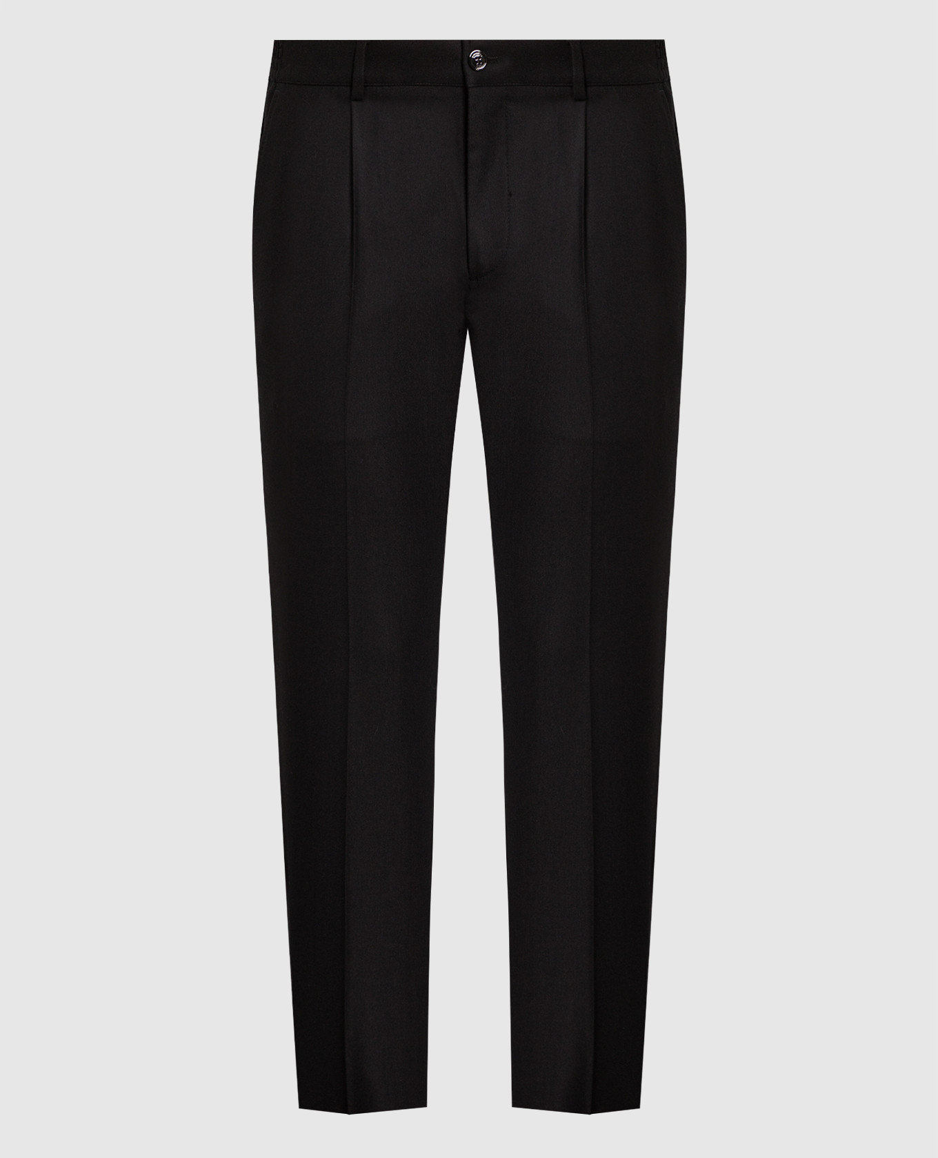 

Black wool and cashmere pants Stefano Ricci, Черный