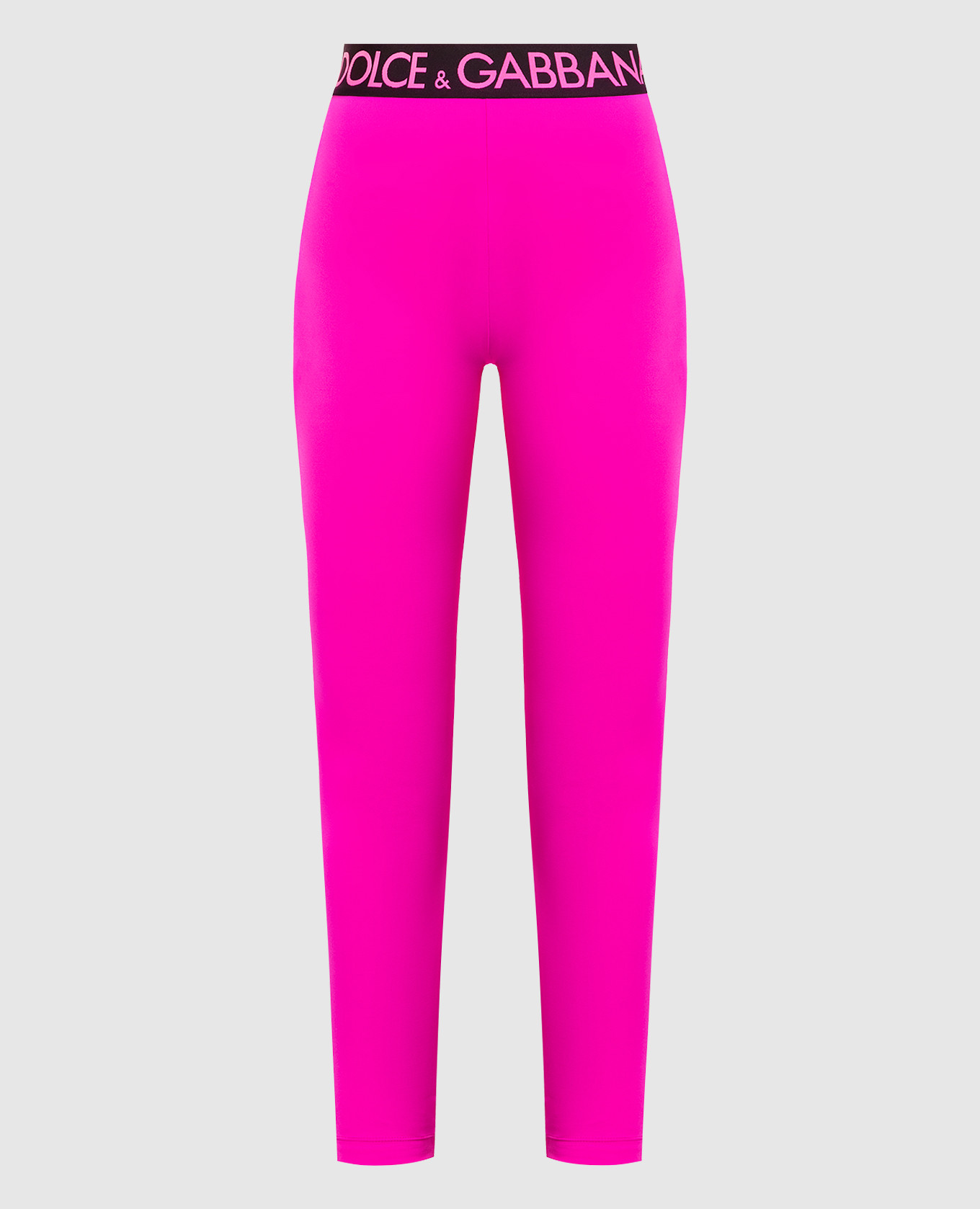 Pink logo leggings dolce&gabbana