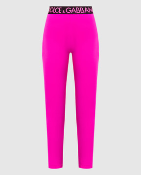 Dolce&Gabbana Pink logo leggings FTB5TTFUGCZ