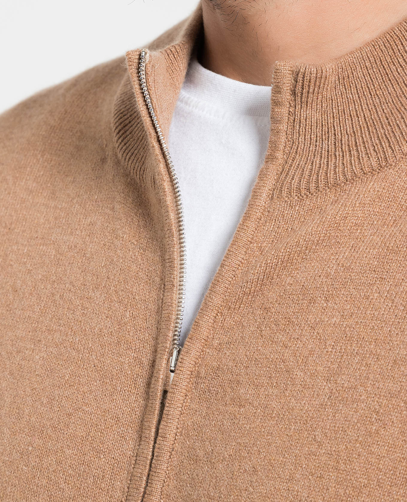 Brown cashmere cardigan Cashmere&Whiskey 5