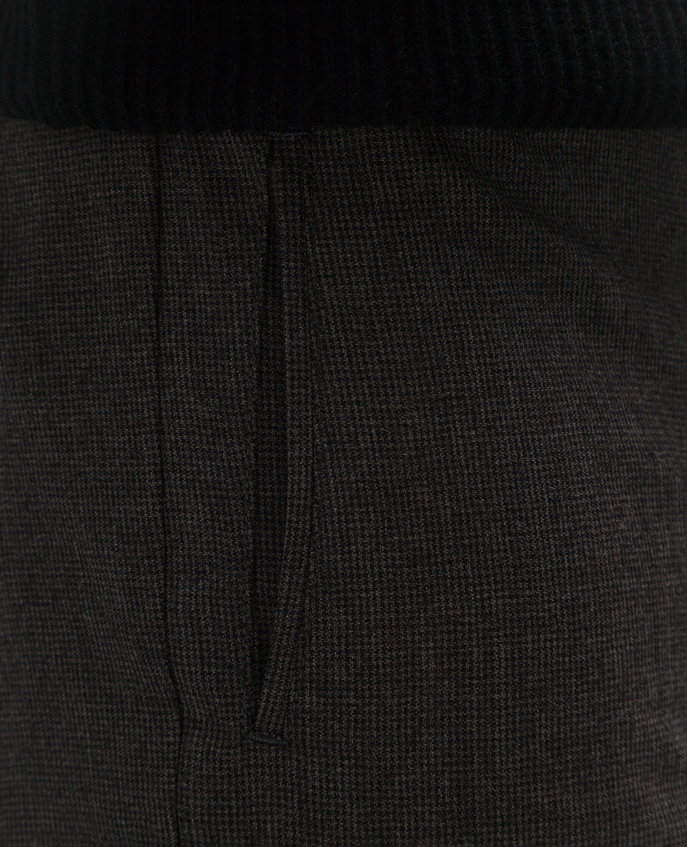 Chiaiam brown wool and cashmere patterned trousers Marco Pescarolo 5