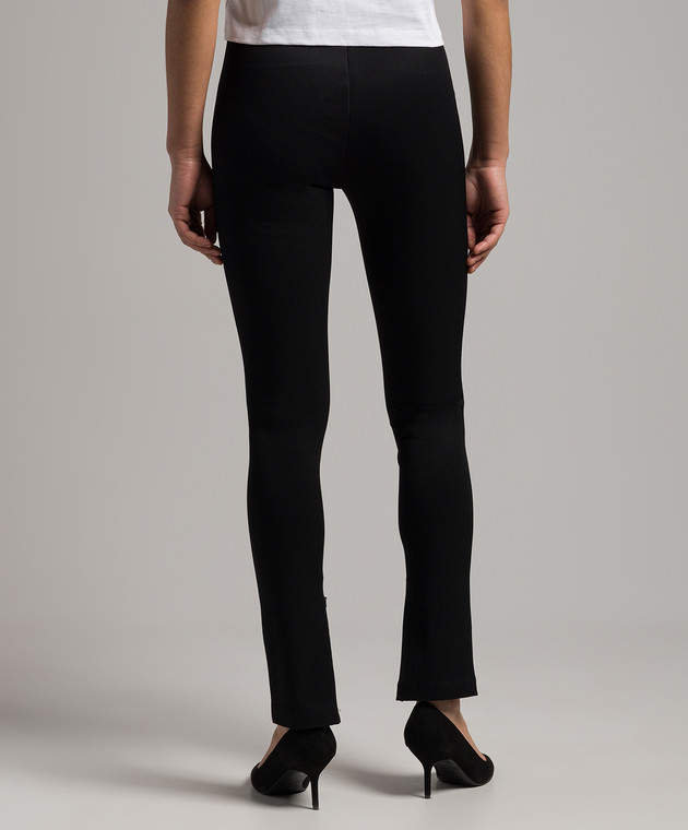 Helmut Lang Black leggings with zippers J06HW202 buy with European delivery at Symbol