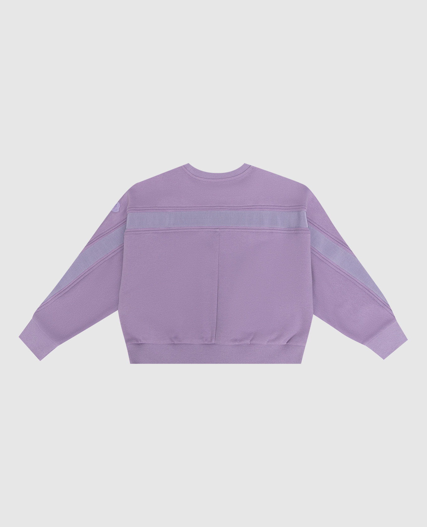 

Lilac sweatshirt with logo embroidery Moncler ENFANT, Violet