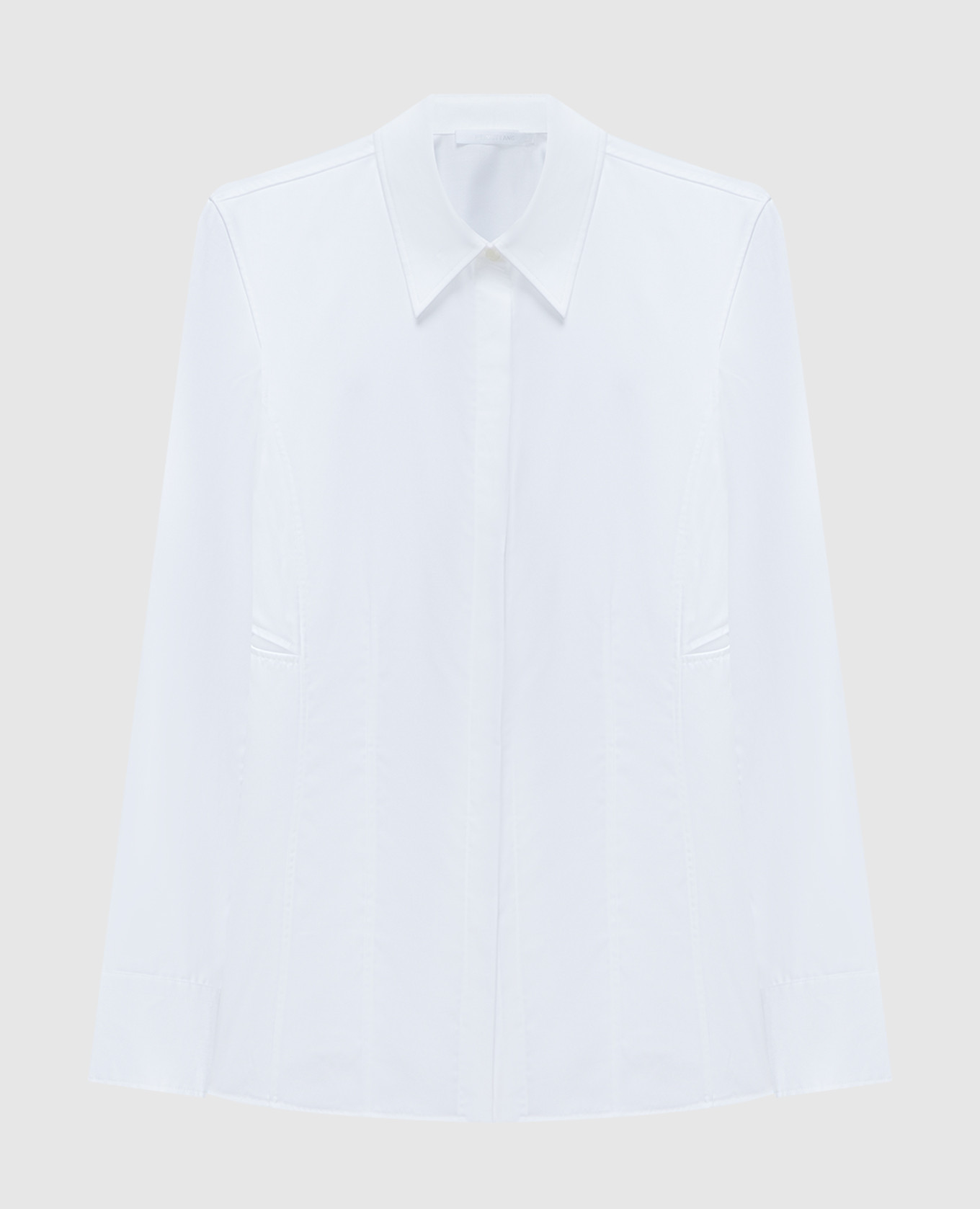 

White blouse with curved necklines Helmut Lang