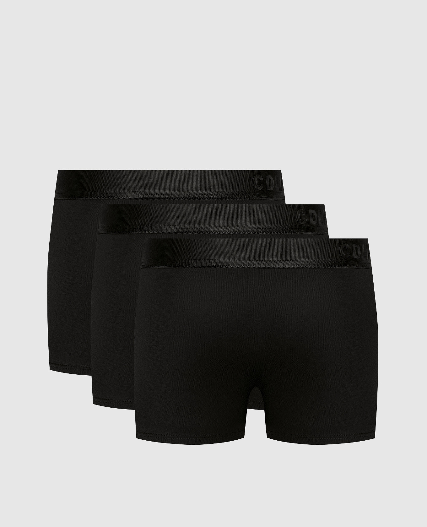 

Set of black boxer briefs with logo CDLP