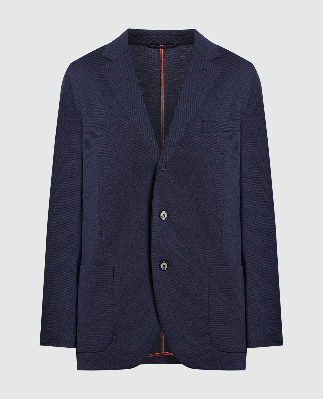 

Blue wool blazer Enrico Mandelli