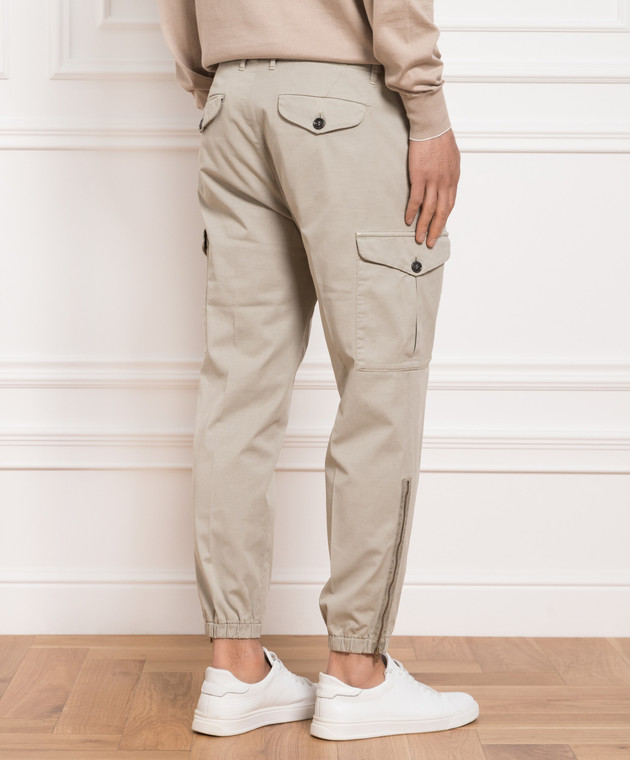 Brunello Cucinelli - Green cargo M289LH0640 - shop with European