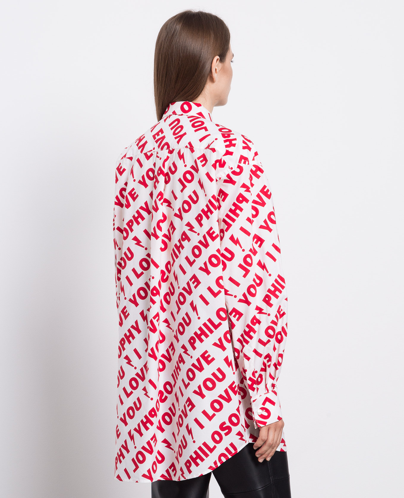 I Love Philosophy white blouse Philosophy di Lorenzo Serafini 4