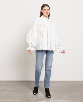 Khaite Blue jeans with a distressed effect 1038094W908