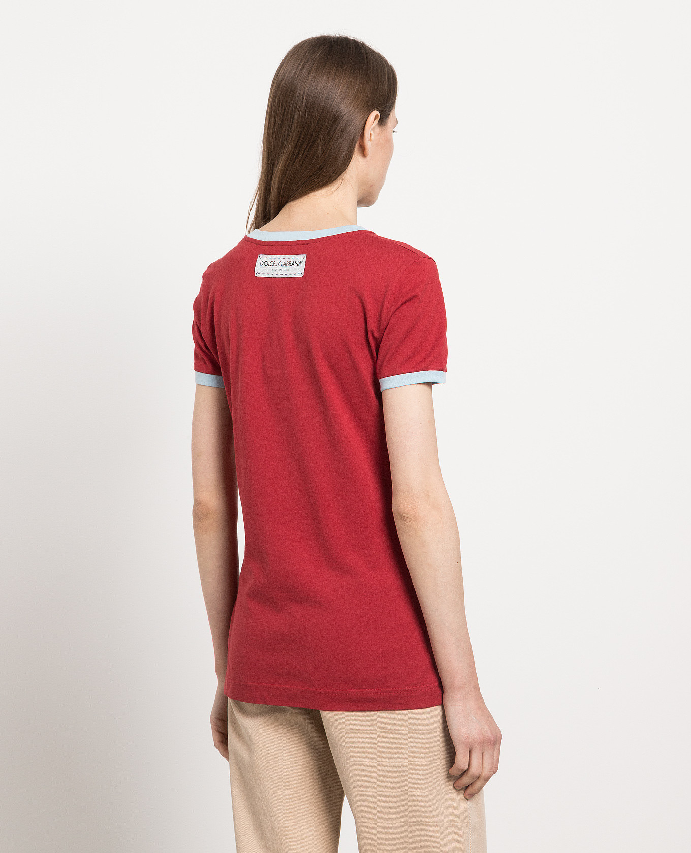 

Burgundy t-shirt with DG logo print Dolce&Gabbana