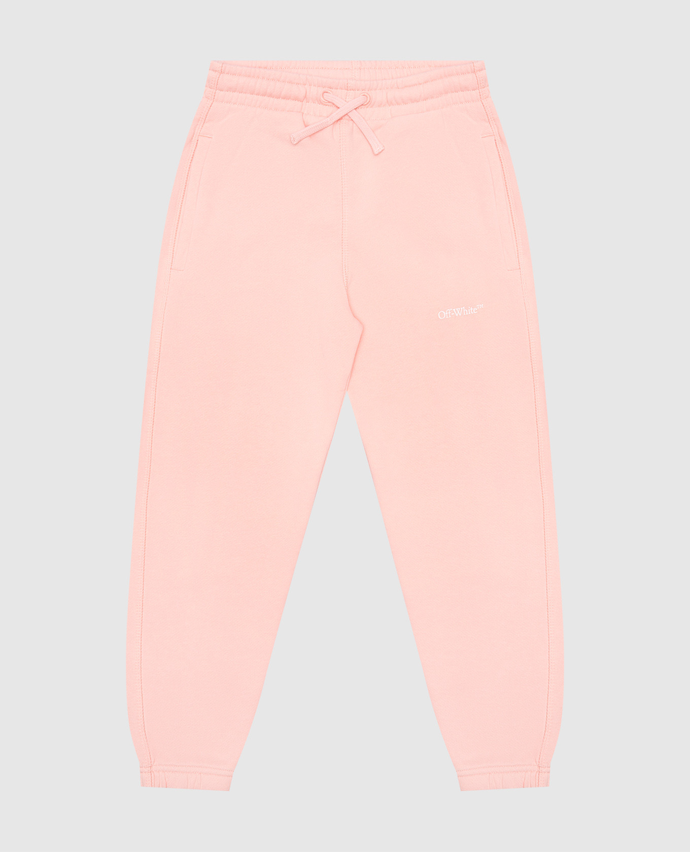 Children's pink logo joggers off-white