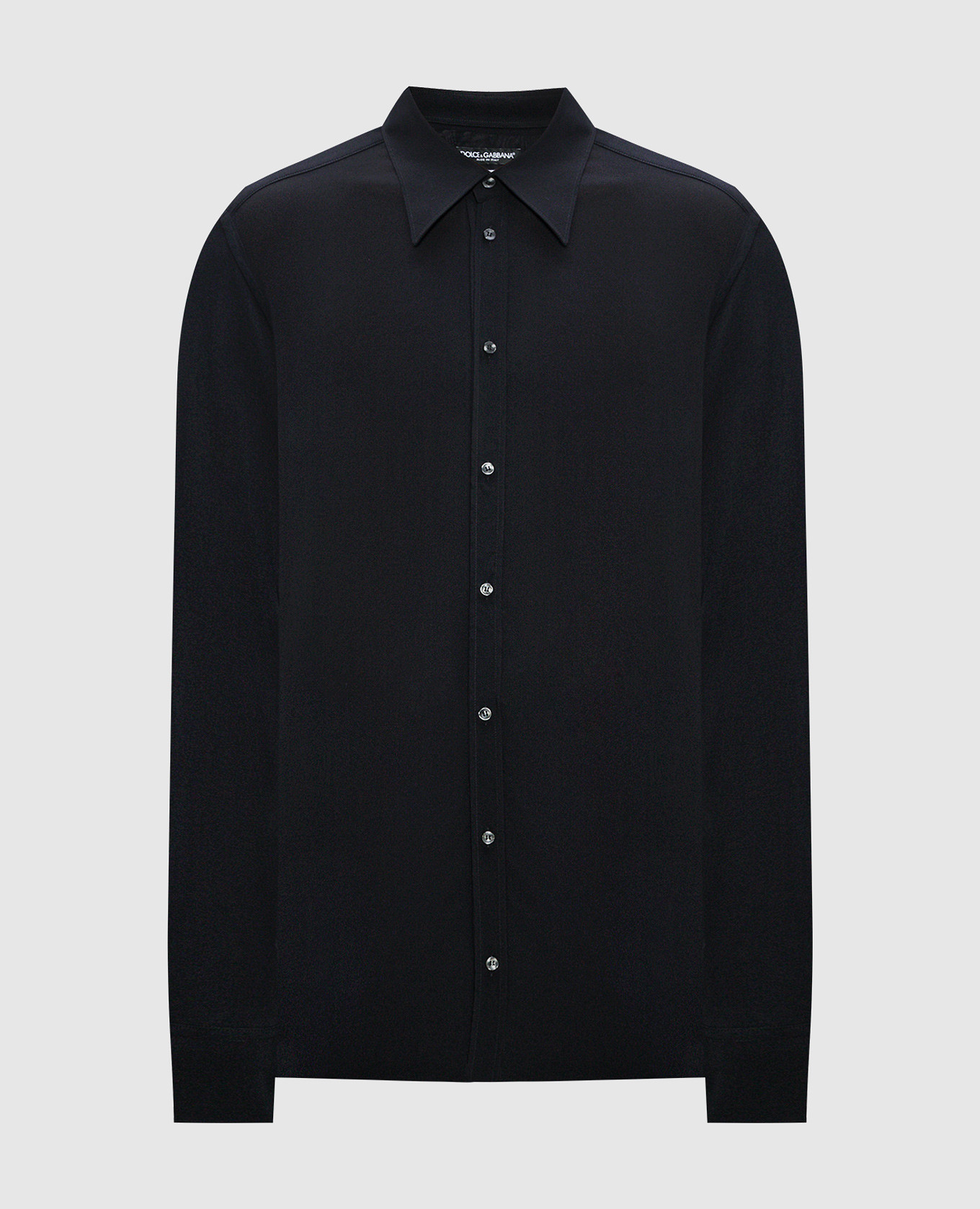 Black chiffon shirt dolce&gabbana