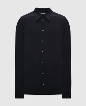Dolce&Gabbana Black chiffon shirt G5IX8TFURG4