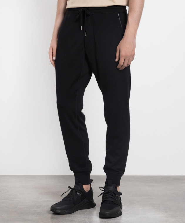 Le Enfant Cashmere Long thin Bow - Black Le Enfant Cashmere Long thin Bow - Black