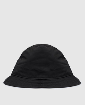 Stefano Ricci Children's black bucket hat with metal emblem YVF4550PNYL