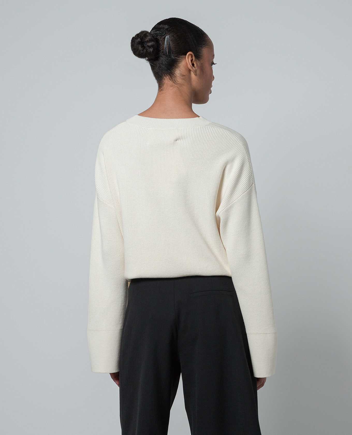 Beige sweater PRIAM with wool AERON 4