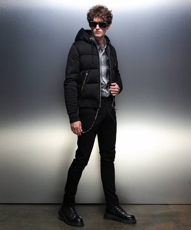 Tom Ford - Black down jacket KDY003YMV017F23 - shop with