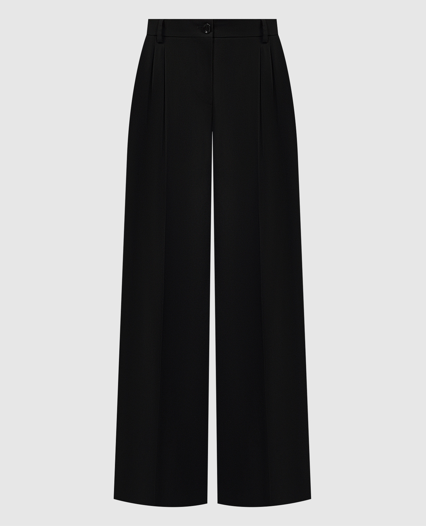 

Black wide-leg pants made of wool Dolce&Gabbana